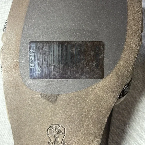 NWT Brunello Cucinelli slides sandal mule size 39(8-9US) - Picture 6 of 8